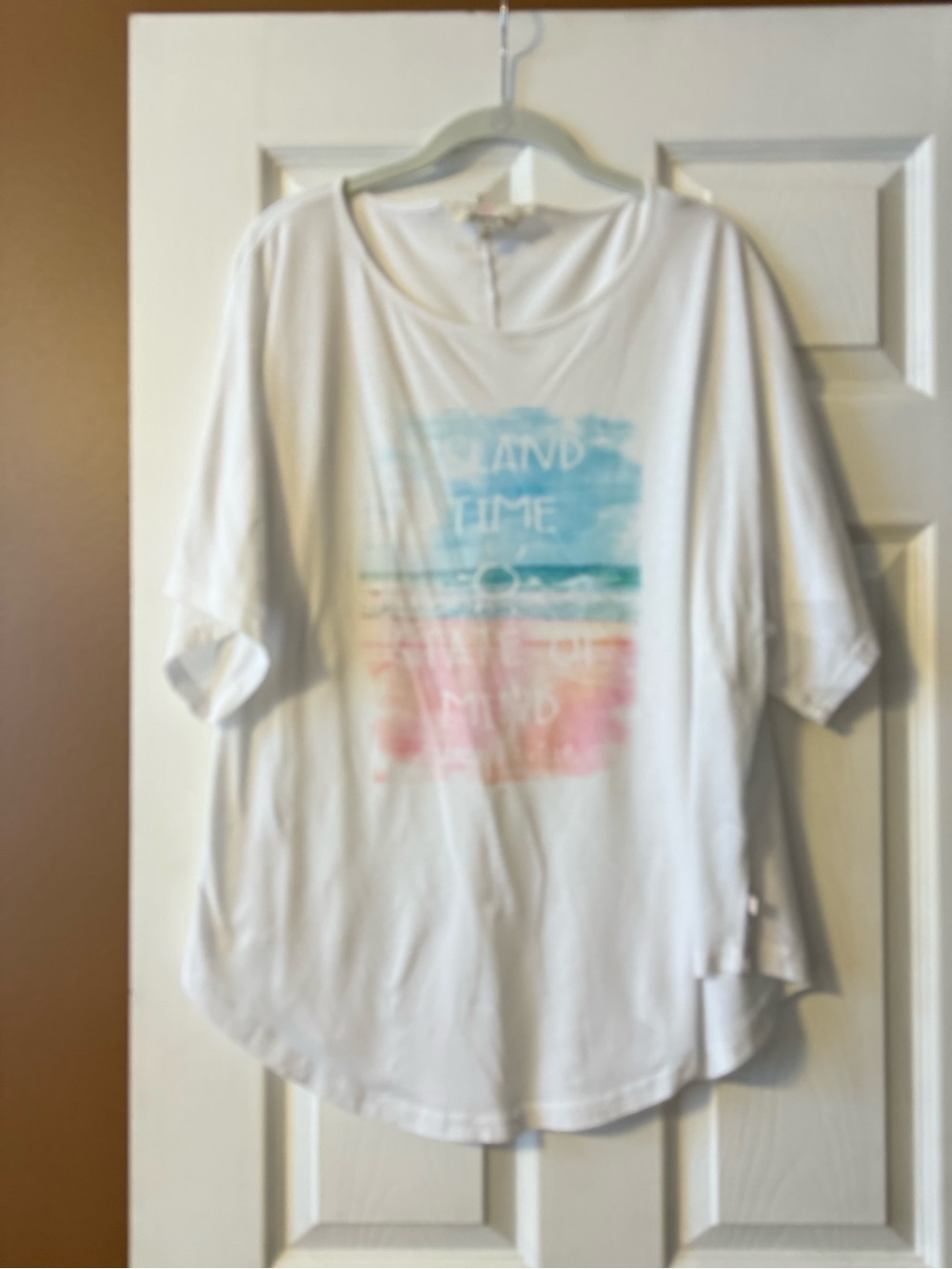 Margaritaville Island Time State of Mind Graphic Tee White Medium